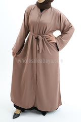 Classic Plain Nida Abaya 30051