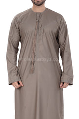 Men's Traditional Emarati Style Thoube 90008 RT Fabric