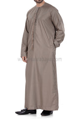 Men's Traditional Emarati Style Thoube 90008 RT Fabric