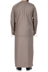 Men's Traditional Emarati Style Thoube 90008 RT Fabric