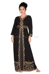 Girls Moroccan Style Handwork Kaftan 70049