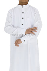 Boy's Designer Button Collar Thoube