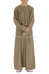 Boy's Premium Emirati Tassel Thoube Sand Brown