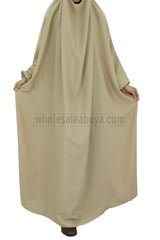 2 piece Jilbab With Naqaab C-8 Beige