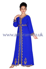 Girls Moroccan Style Handwork Kaftan 70046