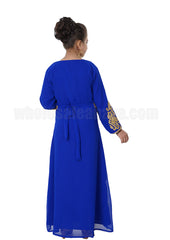 Girls Moroccan Style Embroidery Kaftan 70086